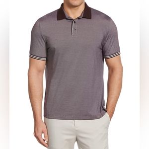 Perry Ellis Icon Polo Shirt, Size Medium, 57%Cotton, Regular Fit
